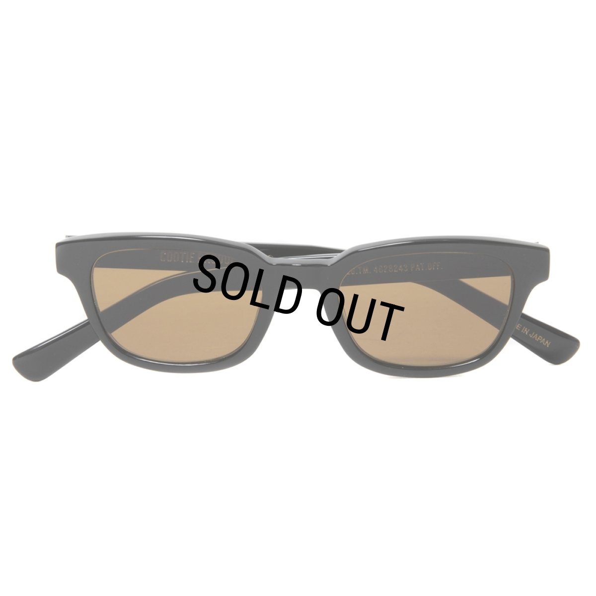 画像1: COOTIE PRODUCTIONS/Raza Shades（Black/Brown）［サングラス-25春夏］ (1)