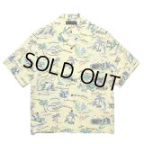 WACKO MARIA/HAWAIIAN SHIRT（YELLOW）［ハワイアンシャツ-25春夏］
