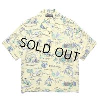 WACKO MARIA/HAWAIIAN SHIRT（YELLOW）［ハワイアンシャツ-25春夏］