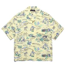 画像1: WACKO MARIA/HAWAIIAN SHIRT（YELLOW）［ハワイアンシャツ-25春夏］ (1)
