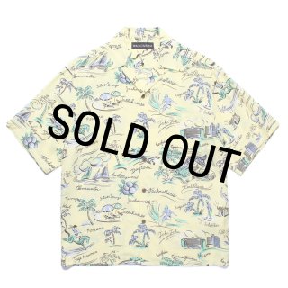 WACKO MARIA/HAWAIIAN SHIRT（YELLOW）［ハワイアンシャツ-25春夏