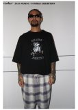画像4: exodus/DRUNK AGAIN Tee（BLACK）［プリントT-25春夏］ (4)