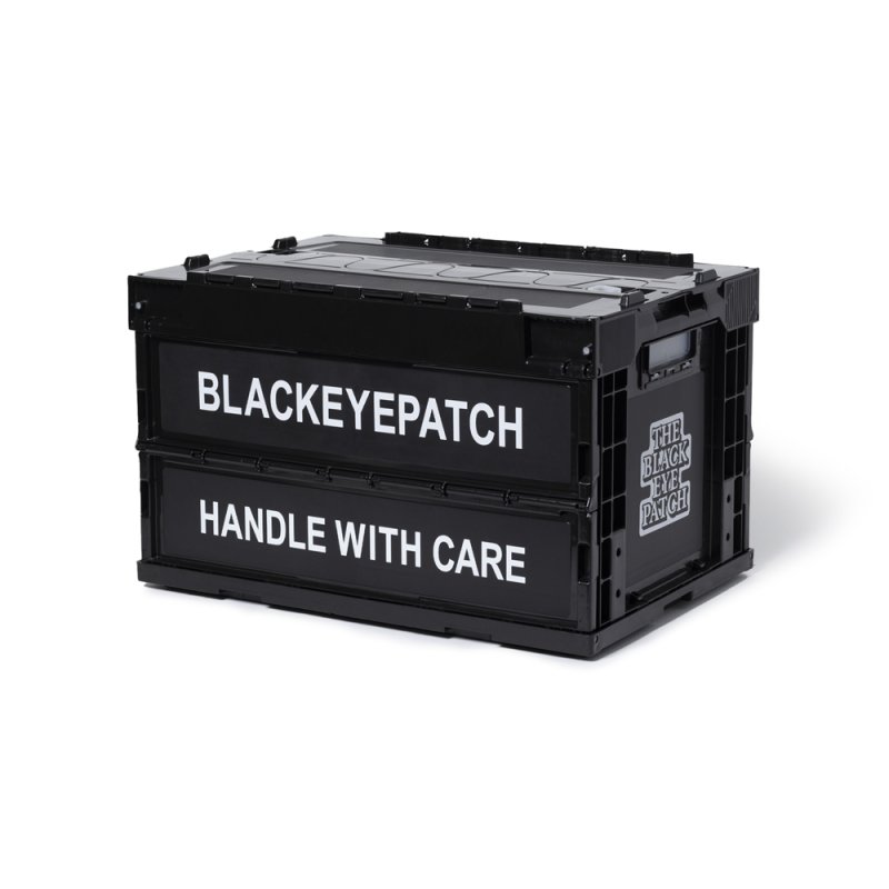 画像1: BlackEyePatch/OG LABEL FOLDING CONTAINER（BLACK）