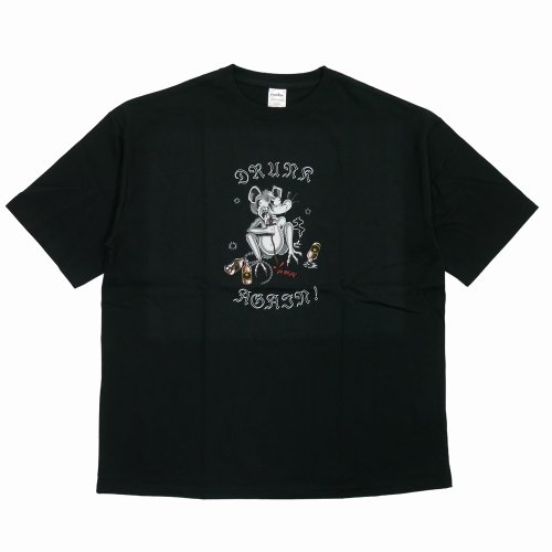 他の写真1: exodus/DRUNK AGAIN Tee（BLACK）［プリントT-25春夏］