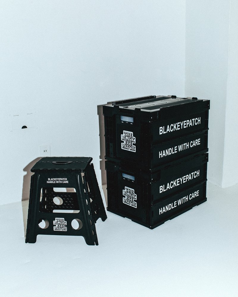 画像3: BlackEyePatch/OG LABEL FOLDING CONTAINER（BLACK）