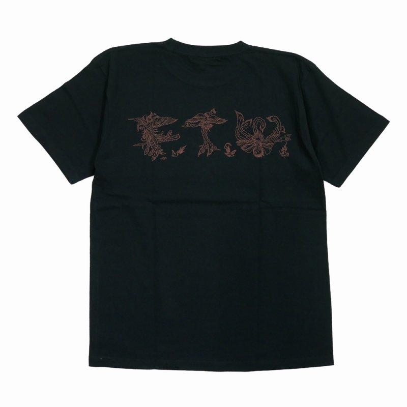 画像2: 【30％OFF】exodus/PHOENIX F.T.W. Tee（BLACK）［プリントT-25春夏］