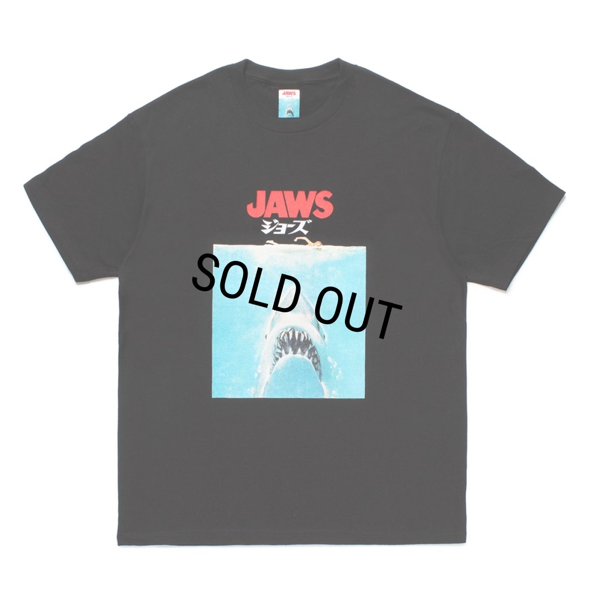 画像1: WACKO MARIA/JAWS / T-SHIRT（BLACK）［プリントT-25春夏］ (1)