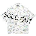 WACKO MARIA/HAWAIIAN SHIRT（WHITE）［ハワイアンシャツ-25春夏］