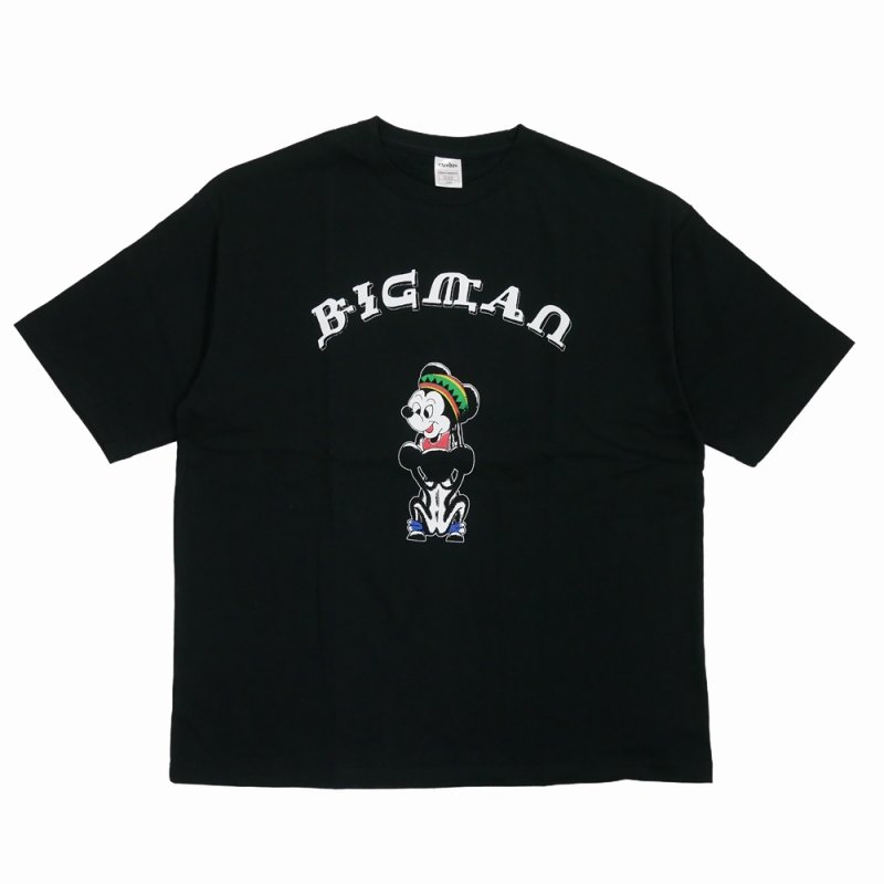 画像1: exodus/BIG MAN Tee（BLACK）［プリントT-25春夏］