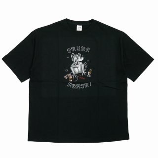 30％OFF】exodus brand/DRUNK AGAIN Tee（BLACK）［プリントT-25春夏