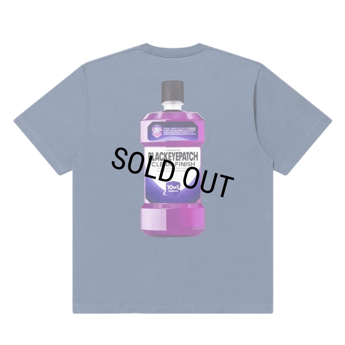 画像1: BlackEyePatch/HUSTLERS MOUTHWASH TEE（DARK BLUE） (1)