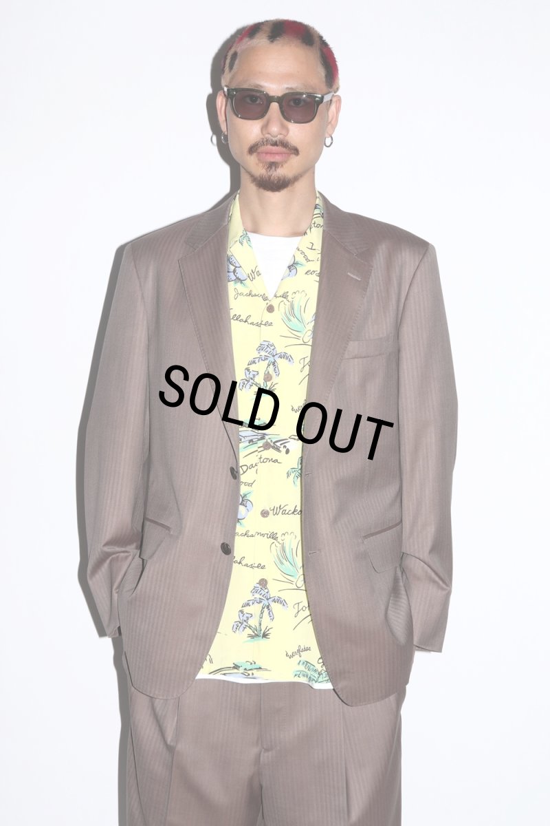 画像2: WACKO MARIA/HAWAIIAN SHIRT（YELLOW）［ハワイアンシャツ-25春夏］ (2)