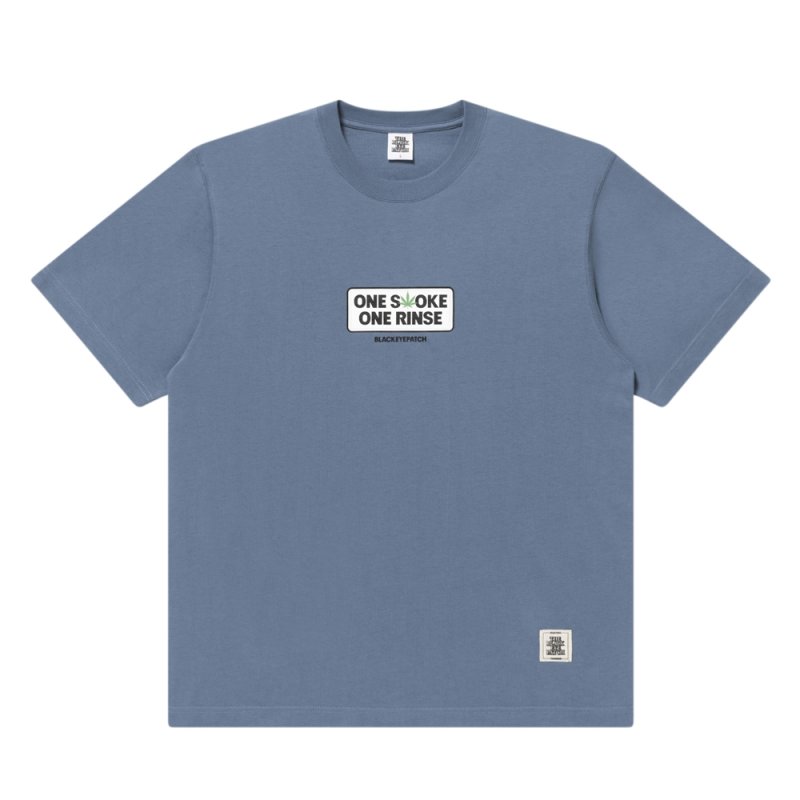 画像1: BlackEyePatch/HUSTLERS MOUTHWASH TEE(DARK BLUE)