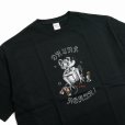 画像2: exodus/DRUNK AGAIN Tee（BLACK）［プリントT-25春夏］ (2)