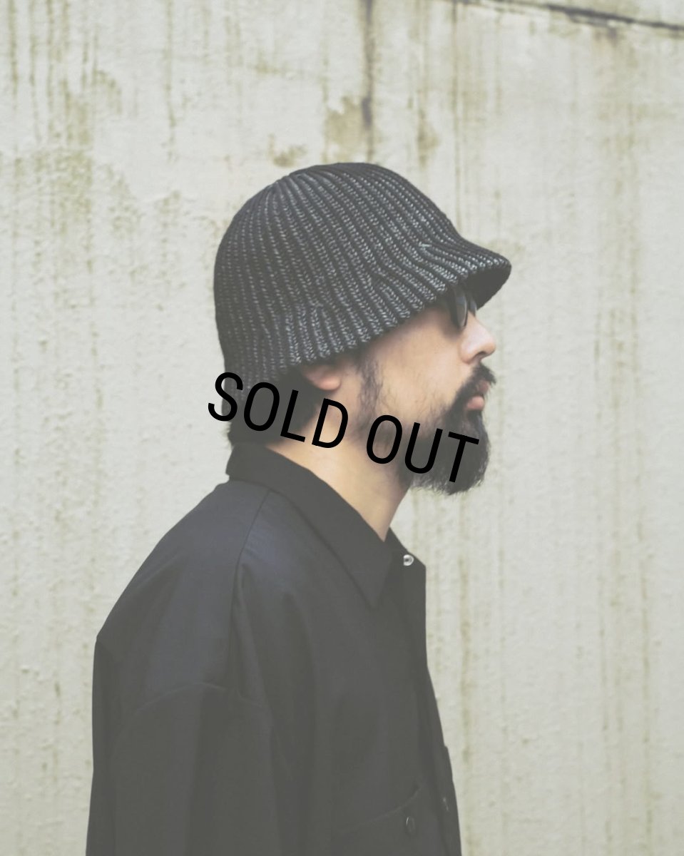画像3: COOTIE PRODUCTIONS/Knit Crusher Hat（Black/Gray）［クラッシャーハット-25春夏］ (3)