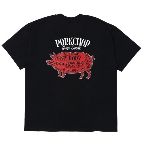 他の写真2: PORKCHOP/PORK BACK TEE（BLACK）［ポークバックT-25春夏］