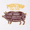 画像4: PORKCHOP/PORK BACK TEE（GRAY）［ポークバックT-25春夏］ (4)