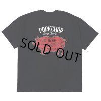 PORKCHOP/PORK BACK TEE（BLACK）［ポークバックT-25春夏］