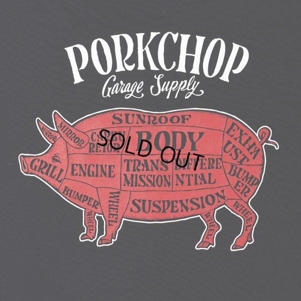 画像4: PORKCHOP/PORK BACK TEE（BLACK）［ポークバックT-25春夏］