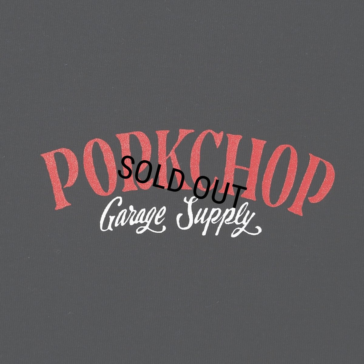 画像3: PORKCHOP/PORK BACK TEE（BLACK）［ポークバックT-25春夏］ (3)