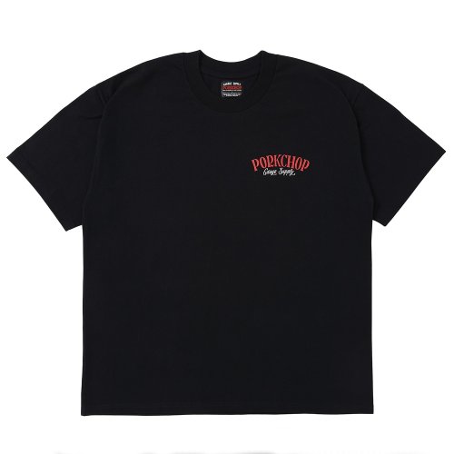 他の写真1: PORKCHOP/PORK BACK TEE（BLACK）［ポークバックT-25春夏］