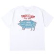 画像1: PORKCHOP/PORK BACK TEE（WHITE）［ポークバックT-25春夏］ (1)