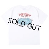 PORKCHOP/PORK BACK TEE（WHITE）［ポークバックT-25春夏］
