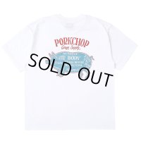 PORKCHOP/PORK BACK TEE（WHITE）［ポークバックT-25春夏］