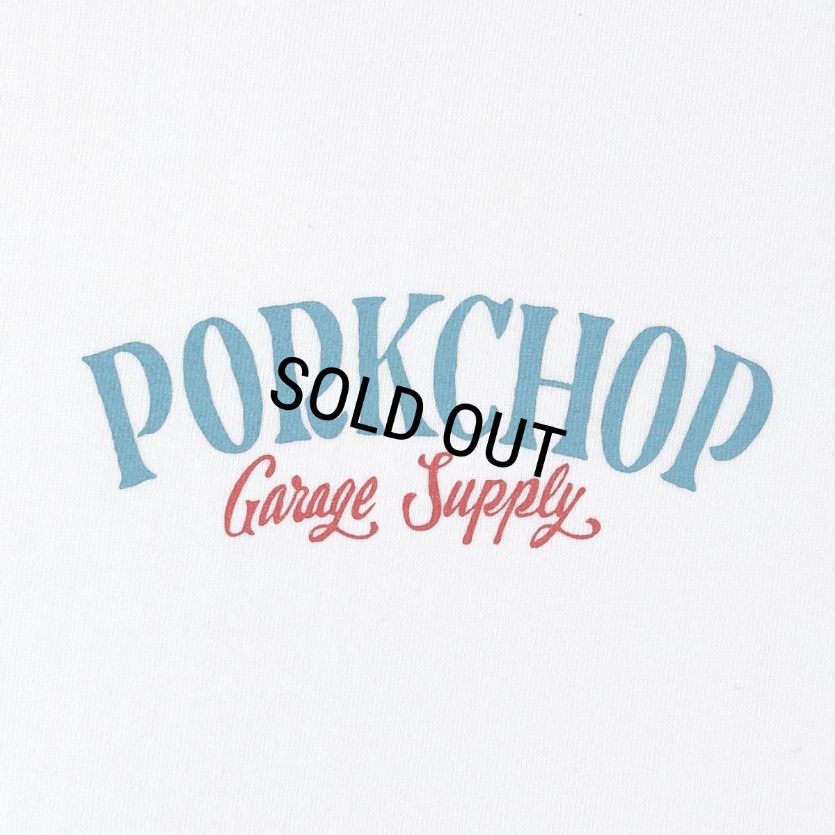 画像3: PORKCHOP/PORK BACK TEE（WHITE）［ポークバックT-25春夏］ (3)