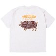 画像1: PORKCHOP/PORK BACK TEE（GRAY）［ポークバックT-25春夏］ (1)