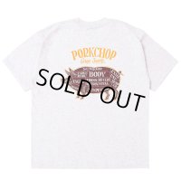 PORKCHOP/PORK BACK TEE（GRAY）［ポークバックT-25春夏］