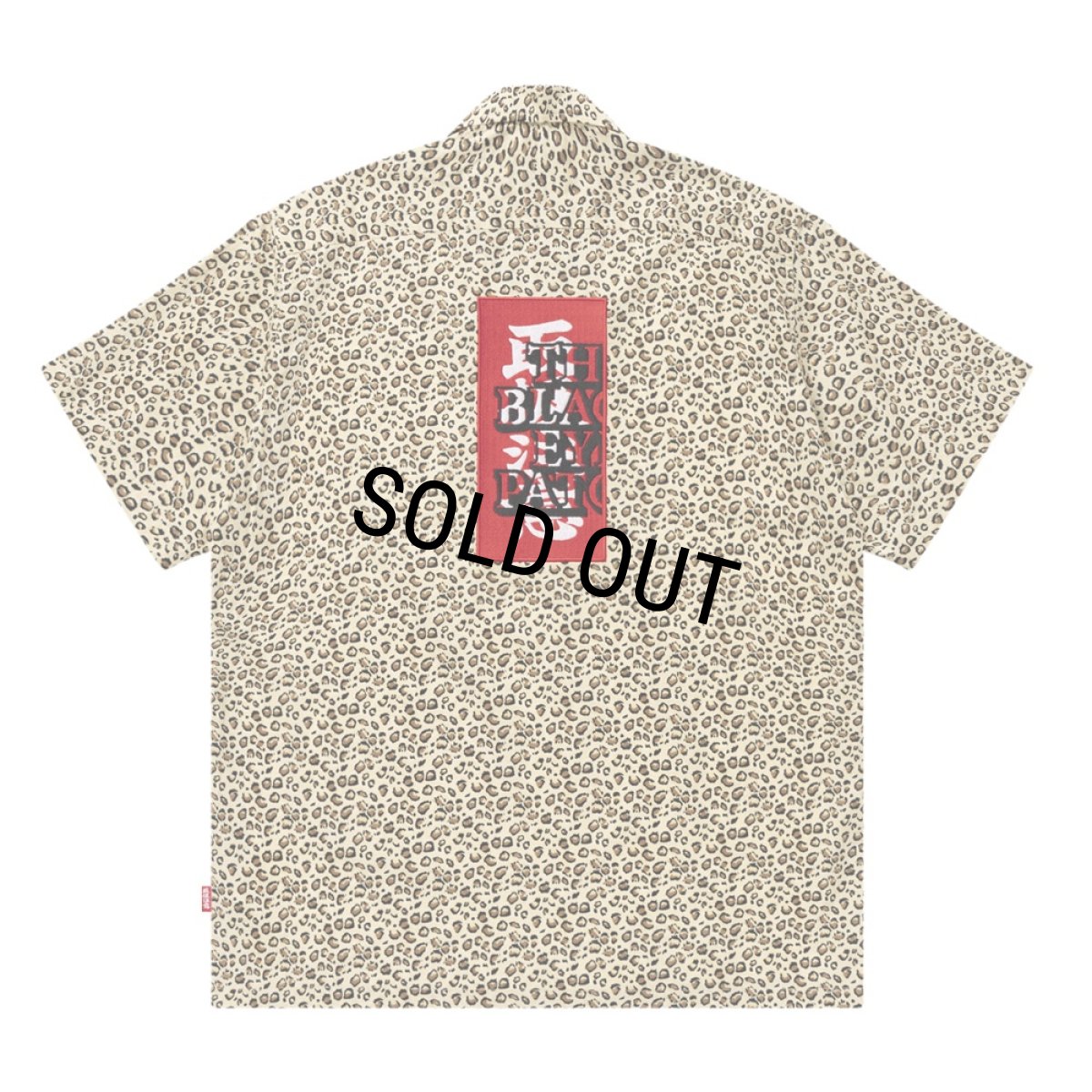 画像1: BlackEyePatch/LEOPARD HWC OPEN COLLARED S/S SHIRT（YELLOW） (1)