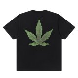 BlackEyePatch/SMALL OG BIG LEAF TEE（BLACK）