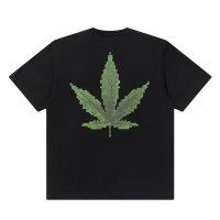 BlackEyePatch/SMALL OG BIG LEAF TEE（BLACK）