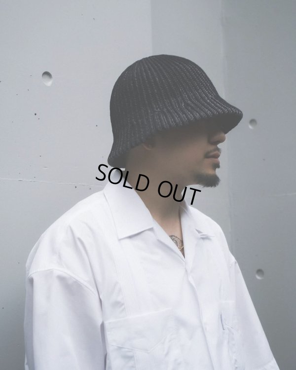 画像2: COOTIE PRODUCTIONS/Knit Crusher Hat（Black/Gray）［クラッシャーハット-25春夏］