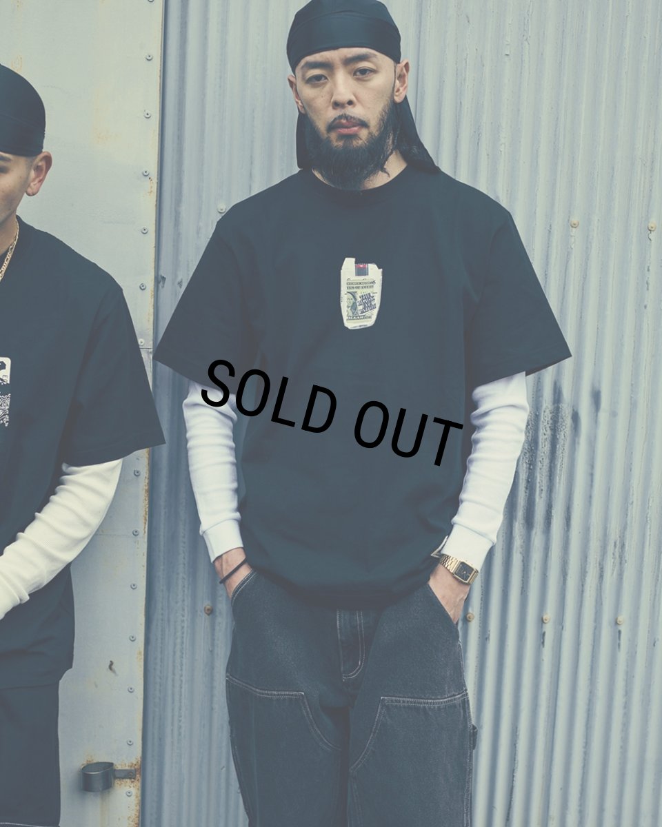 画像3: BlackEyePatch/PACK IN THE POCKET TEE（BLACK） (3)