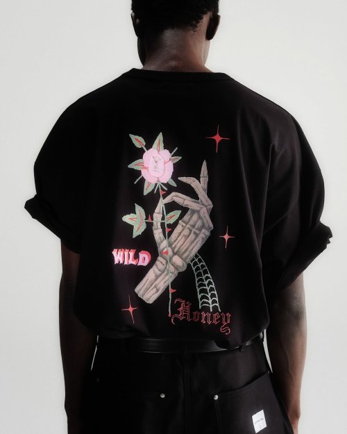 他の写真3: COOTIE PRODUCTIONS/Print S/S Tee（Wild Honey）（Black）［プリントT-25春夏］