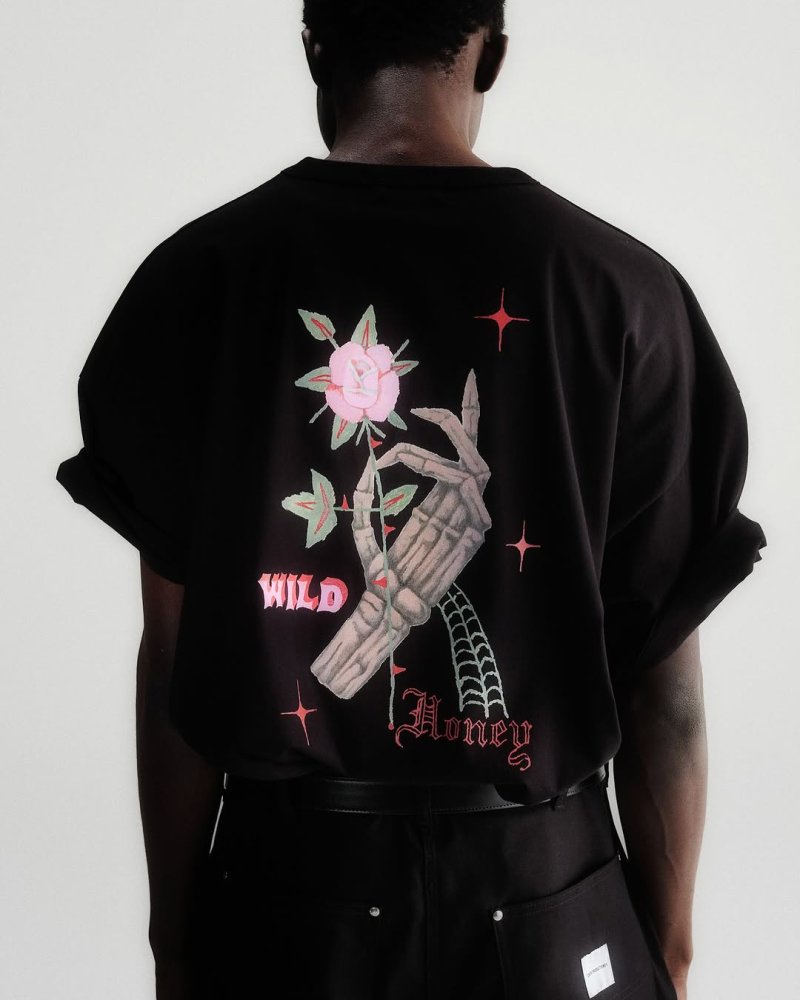 画像3: COOTIE PRODUCTIONS/Print S/S Tee（Wild Honey）（Black）［プリントT-25春夏］