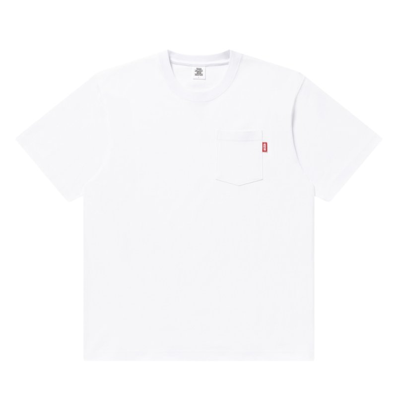 画像1: BlackEyePatch/HEAVY WEIGHT HWC POCKET TEE（WHITE）