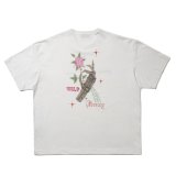 COOTIE PRODUCTIONS/Print S/S Tee（Wild Honey）（White）［プリントT-25春夏］