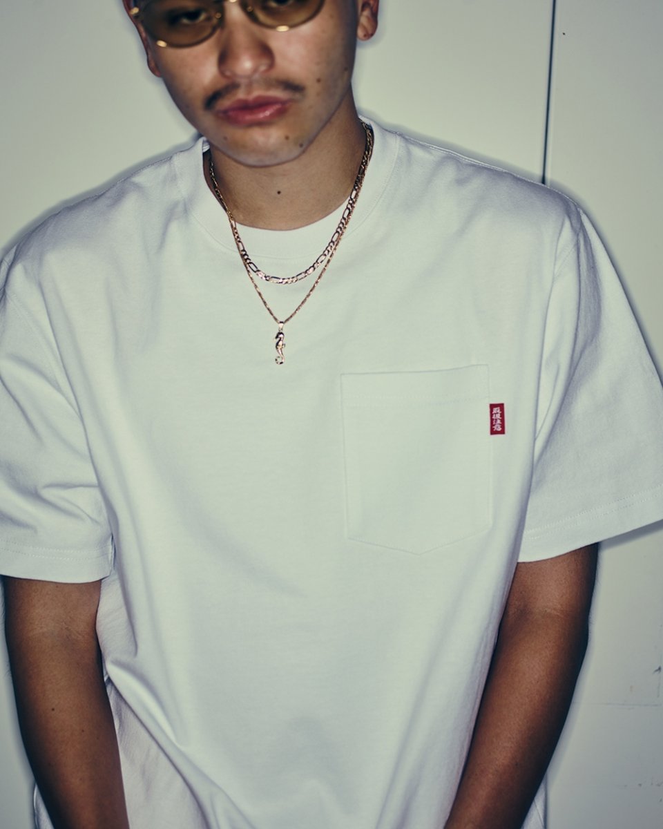 画像3: BlackEyePatch/HEAVY WEIGHT HWC POCKET TEE（NAVY） (3)