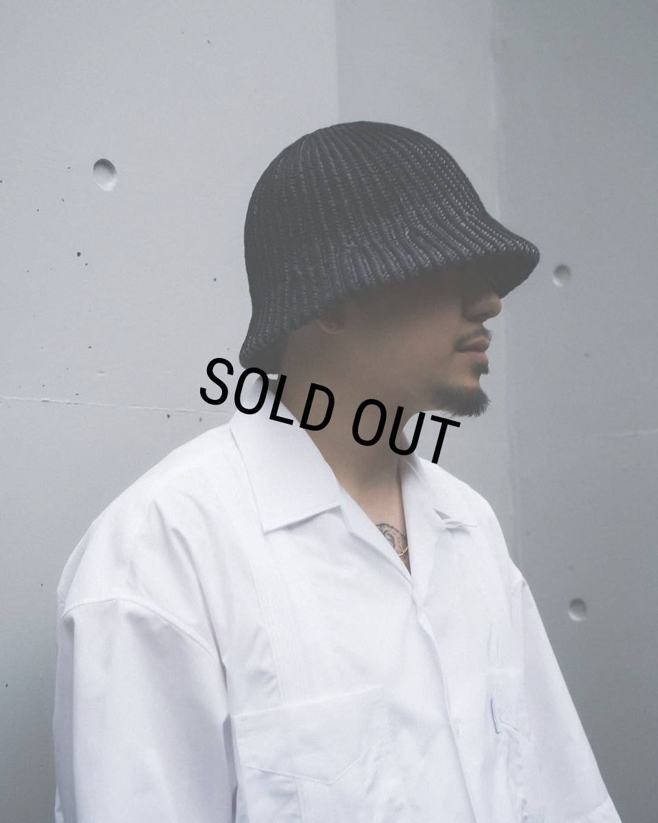 画像2: COOTIE PRODUCTIONS/Knit Crusher Hat（Black）［クラッシャーハット-25春夏］ (2)