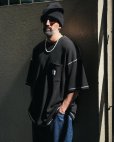 画像3: COOTIE PRODUCTIONS/T/C Waffle Error Fit S/S Tee（Black/White）［ワッフルエラーフィットポケT-25春夏］ (3)