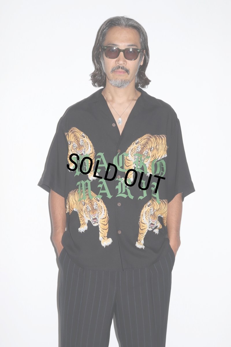 画像3: WACKO MARIA/TIM LEHI / HAWAIIAN SHIRT（BLACK）［ハワイアンシャツ-25春夏］ (3)