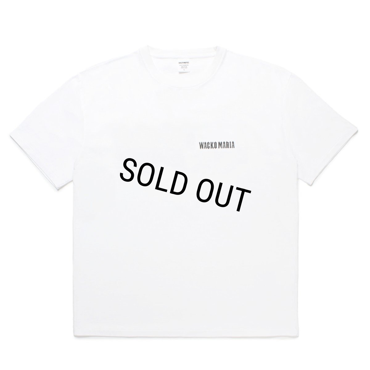 画像2: WACKO MARIA/TIM LEHI / WASHED HEAVY WEIGHT T-SHIRT（WHITE）［プリントT-25春夏］ (2)