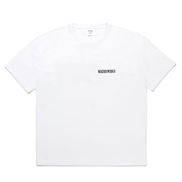 画像2: WACKO MARIA/TIM LEHI / WASHED HEAVY WEIGHT T-SHIRT（WHITE）［プリントT-25春夏］