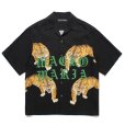 画像1: WACKO MARIA/TIM LEHI / HAWAIIAN SHIRT（BLACK）［ハワイアンシャツ-25春夏］ (1)