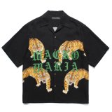 WACKO MARIA/TIM LEHI / HAWAIIAN SHIRT（BLACK）［ハワイアンシャツ-25春夏］