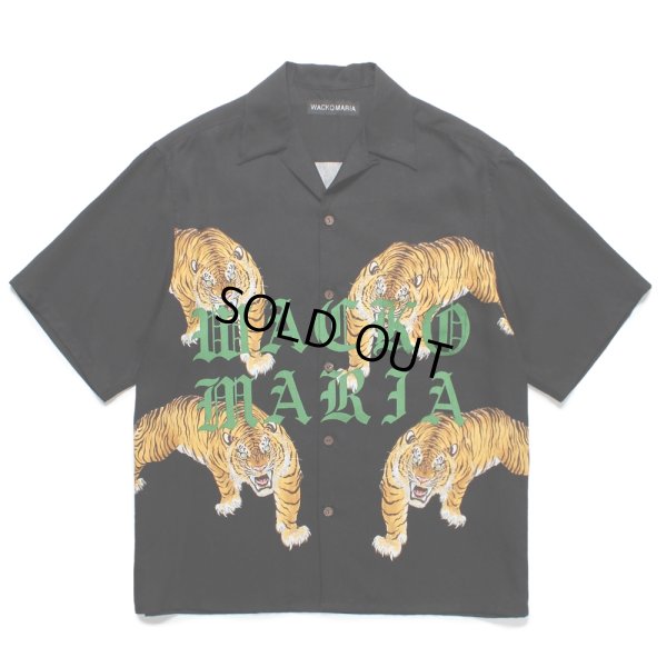 画像1: WACKO MARIA/TIM LEHI / HAWAIIAN SHIRT（BLACK）［ハワイアンシャツ-25春夏］
