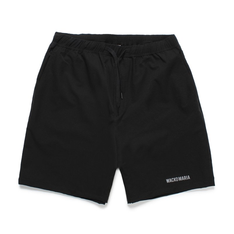 画像1: WACKO MARIA/NANGA / COMFY SHORTS（BLACK）［コンフィーショーツ-25春夏］